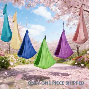 Adult Outdoor Hammock Swing Chair, Portable Edition, Multiple Colors, 110 X 59-Inch, Lightweight Breathable Fabric, Indoor/outdoor Camping Picnics, Hanging Hammock Swing