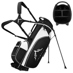 UNIHIMAL Lightweight Golf Stand Bag with 4-Way Full-Length Divider, Foldable Base & Dual Straps