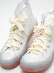 Solid Color  Shoelaces, Fashionable Shoes Laces for Women's Sneakers, Shoes Accessories for Daily Use