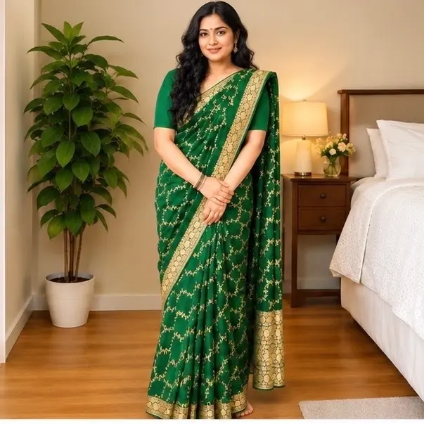 Ready to wear Saree ONLY. Pleats, Falls, pico DONE. Colors and patterns available.
