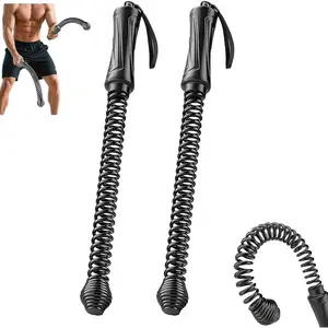 Home Gym Battle Rope Set, Portable No-Tether Training Rope, Arm Strength Bar, Full Body Workout, Multi-Functional Fitness Equipment