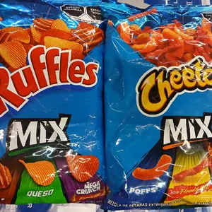 2 pack of large bags of mexican chips can be mix of ruffles Cheetos or Doritos