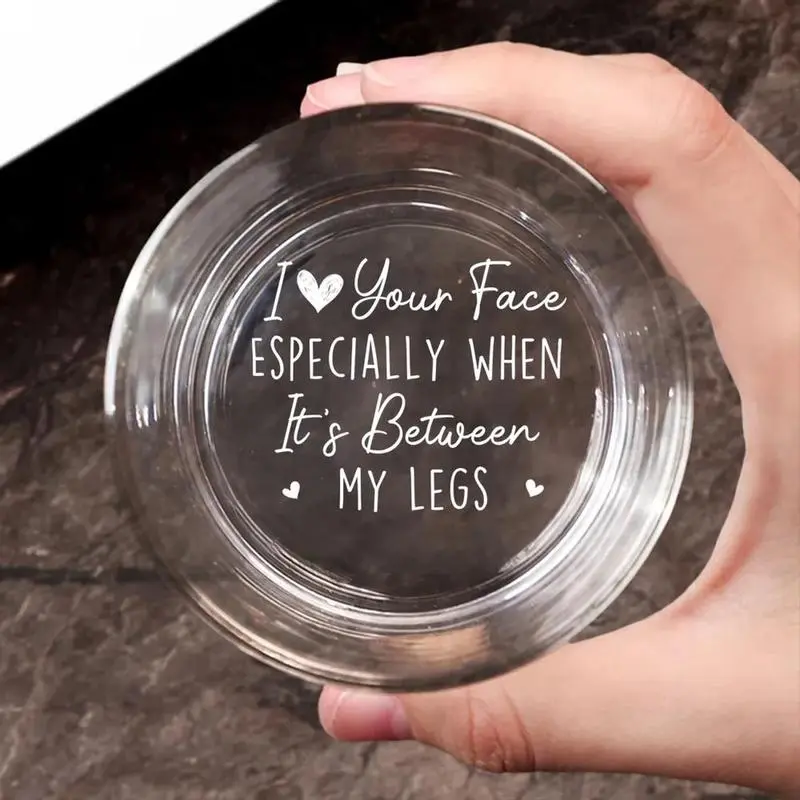 IT'S BETWEEN MY LEGS, ESPECIALLY WHEN High quality laser engraved whiskey glasses, Personalize your handwriting Gifts for couples, Home Decor & Gifts, Halloween, Funny gift for men and women, Drinkware