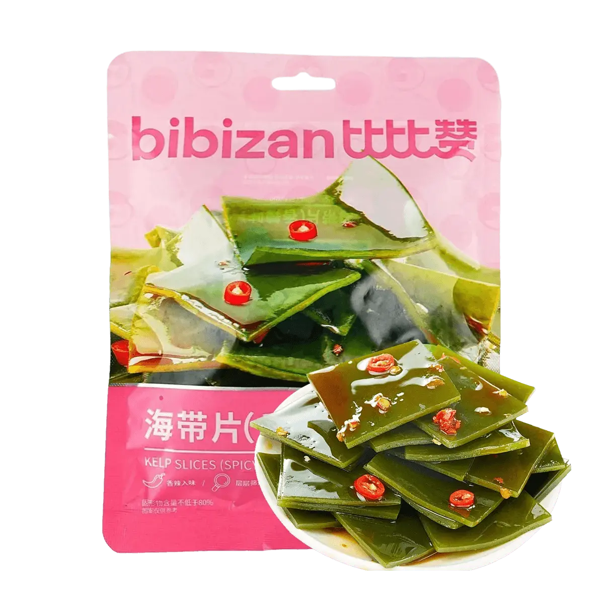 BiBiZan Spicy Seaweed Snacks 120g - Crispy & Flavorful Seaweed Chips