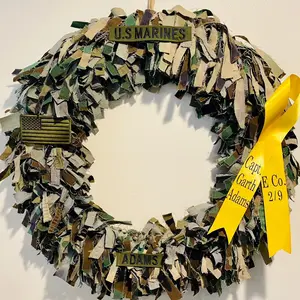 Military Uniform Wreath