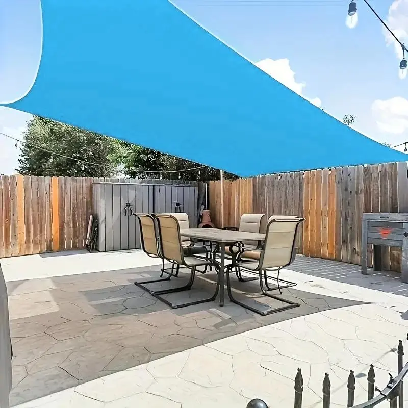 Waterproof Canvas Outdoor UV Sunshade Tarpaulin, UV Resistant Patio Canopy, Sunshades For Patio, Blocks Sunlight & Rainwater, Available in Multiple Sizes & Colors, Ideal for Courtyards, Decoration & Privacy