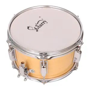10 x 6" Snare Beginners Adults Teens drums Poplar Wood Percussion Set Wood Color drumsticks kick friend  girl sound wave master music studio equipment pad tool live performance Beginners Adults Teens snare bed bass minidrum set hardware production