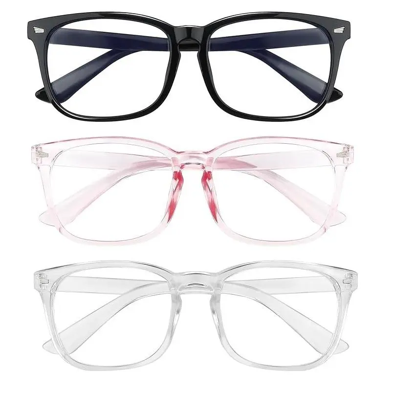 Black + Transparent + Pink（3 Pack）