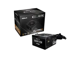 ASRock Challenger CL-750B 750W 80 PLUS BRONZE Certified Non-Modular Power Supply, PCIe5.1 Ready with Dual Color 12V-2x6 Cable, 5 Years Warranty