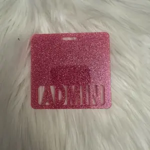Pink admin badge buddy
