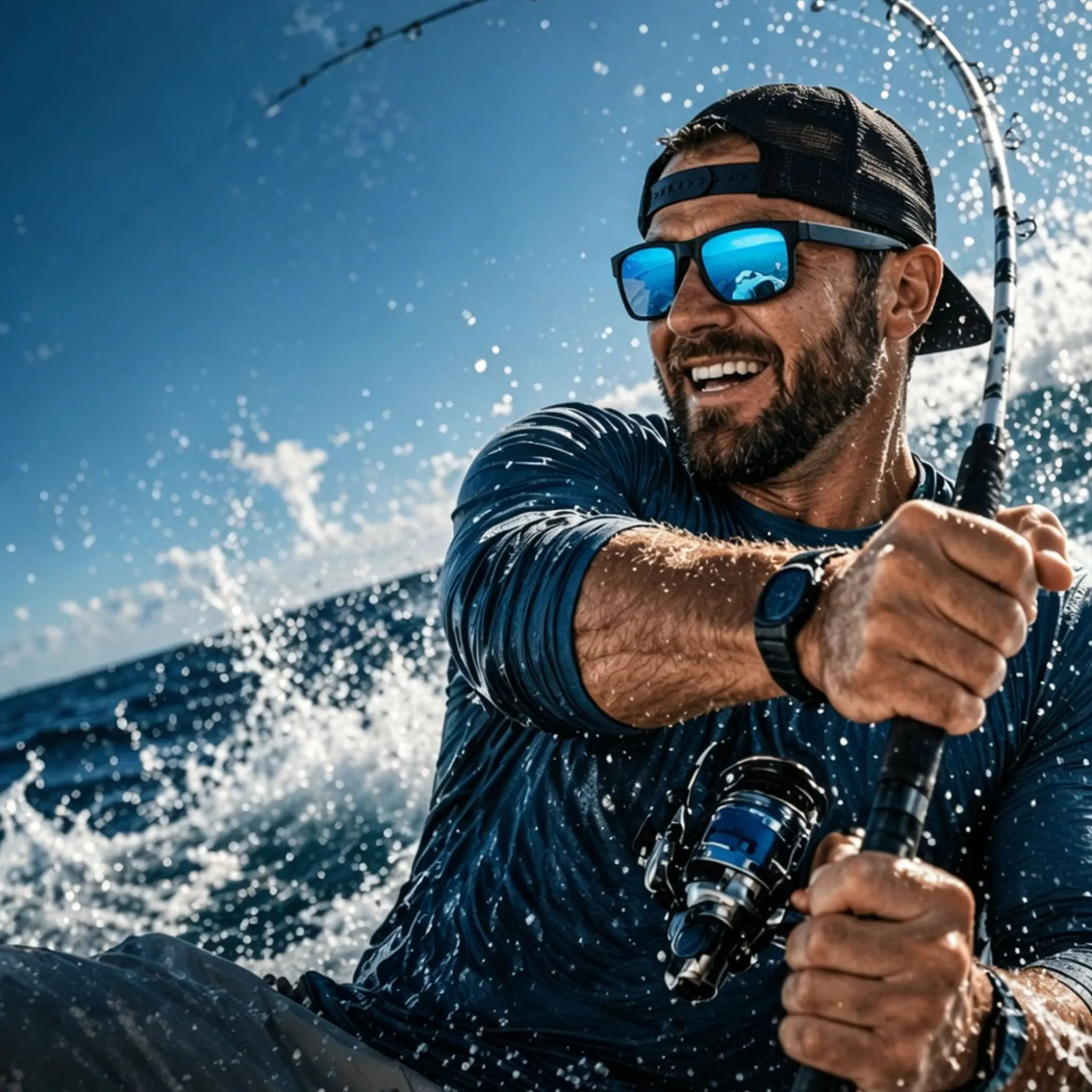 C Tuna Alley Men's Polarized Sunglasses For Fishing, Boating and Beach