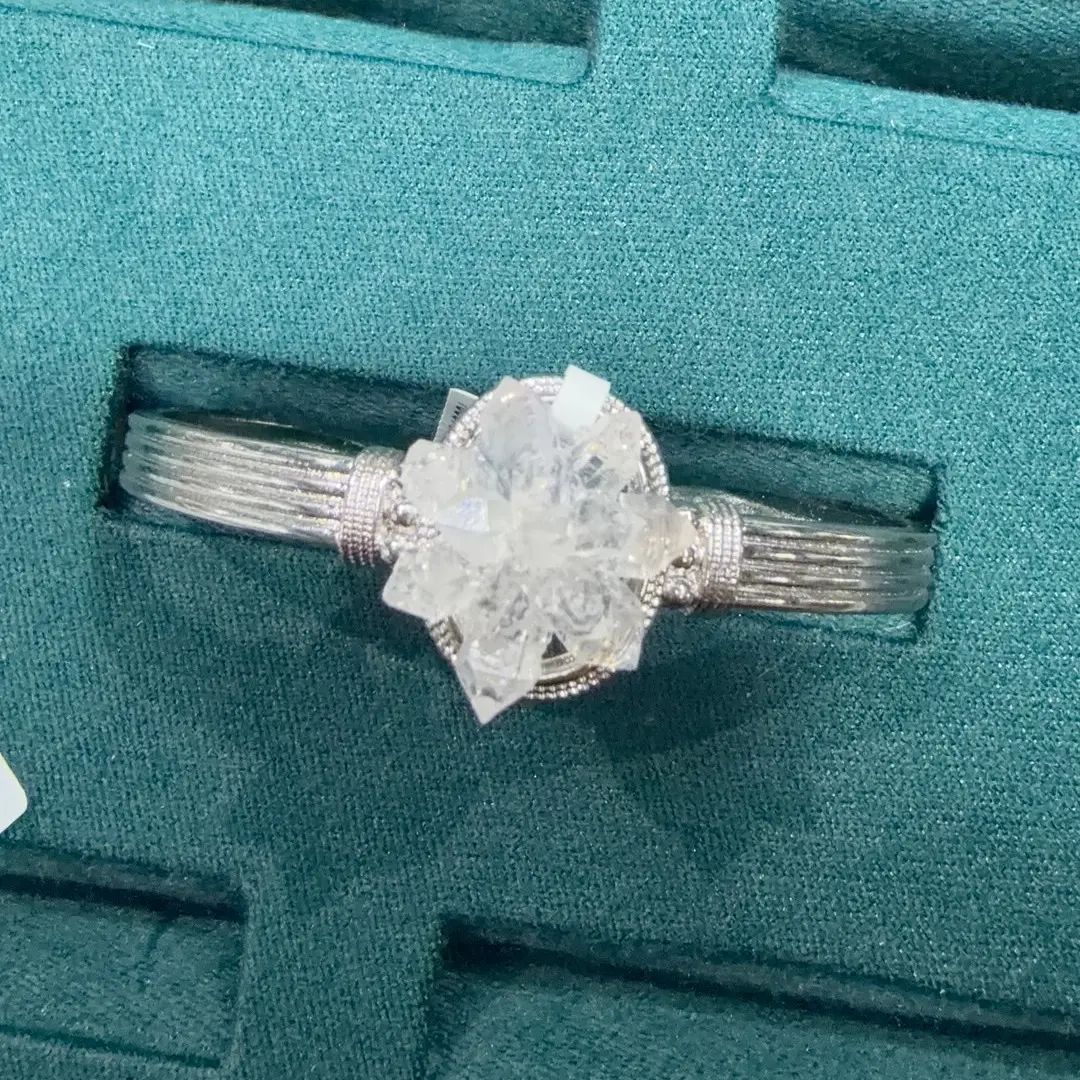 Wen(15230)gc.Herkimer Diamond  DIY bangle