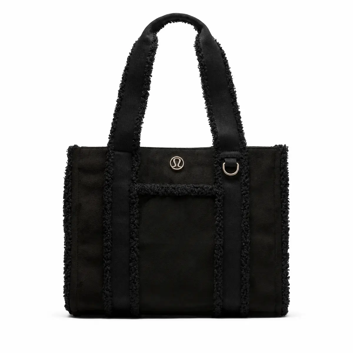 (10L) Lululemon Boxy Tote Bag Faux Shearling Trims (No Strap)