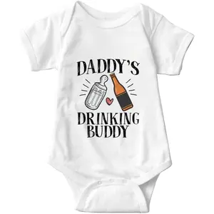 Drinking Buddies Bodysuit Buddy Daddies Newborn Daddys Drinking Buddy Romper Boy Infant