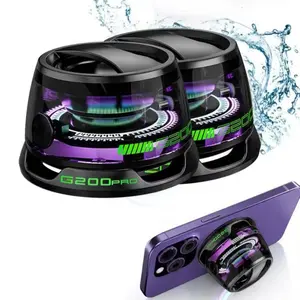 Magnetic Bluetooth Speaker  G200, Portable Mini WirelessSpeaker, Premium Sound Quality, TWS Stereo Sync,7H Playtime, ldeal for Travelling, Camping