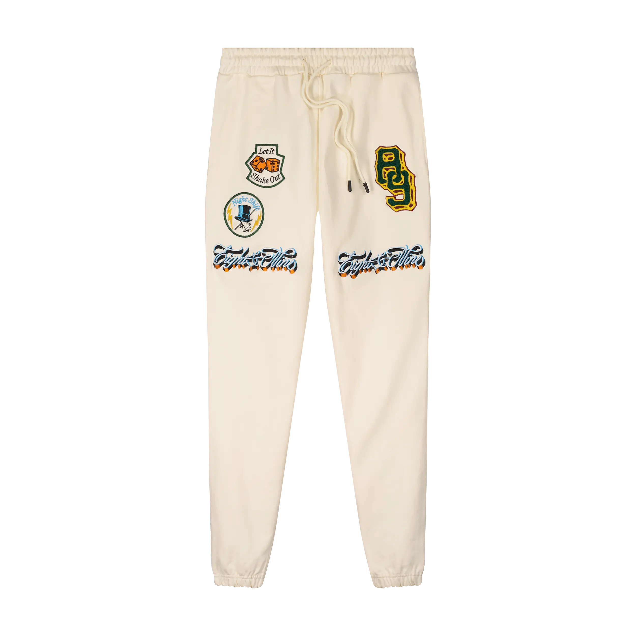 Knocks Fleece Cream Jogger Sweatpant