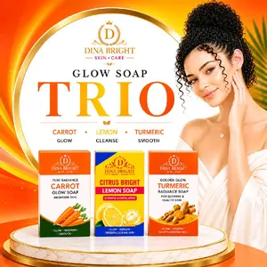 MIX SOAP PACKAGE LEMON, TUMERIC, CARROT.