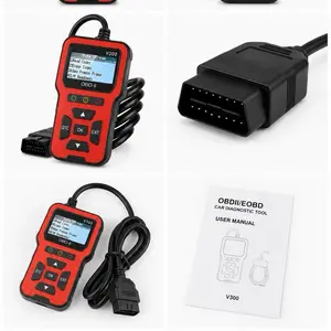 V300 OBD2 Scanner Car Diagnostic Tool Check Engine Code Reader OBD II Multifunctional