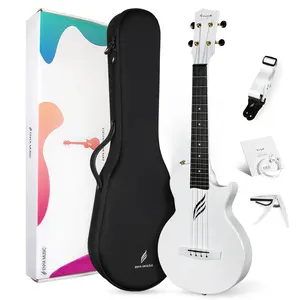 【Enya Tenor Ukulele】（NOVA U PRO） 26 Inch Carbon Fiber Cutaway Travel Ukelele for Adult with Beginner Bundle Kit Including Case, Strap, Capo and Strings, Christmas Gift, TikTokShopHolidayHaul