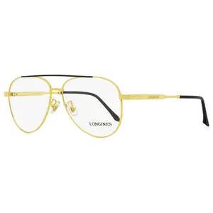 Longines LG5003-H Pilot Eyeglasses 030 Deep Gold/Black 56mm