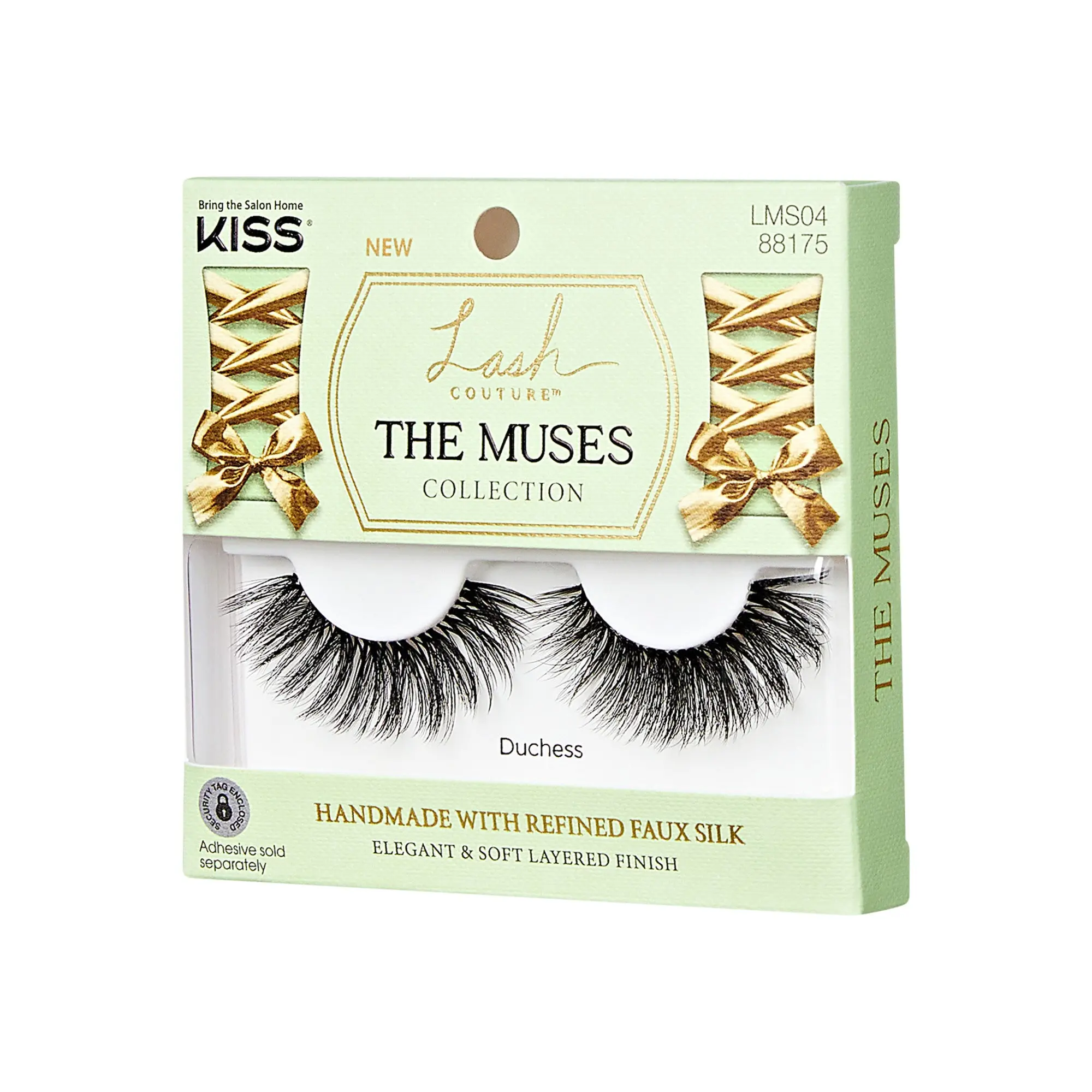 Kiss Lash Couture The Muses Collection False Eyelashes - Duchess | 1 Pair, Strip Lashes, 16mm