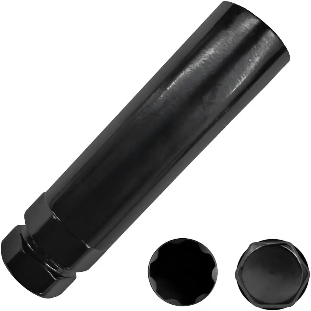 Lug Nut Socket - Aftermarket Splines Tuner Key Replacement, Car Repair Tools for Car Wheel Lock Removal, Universal Fit Hex Hardware for 7/8"/22mm, 13/16"/21mm Hex Socket Wrenches