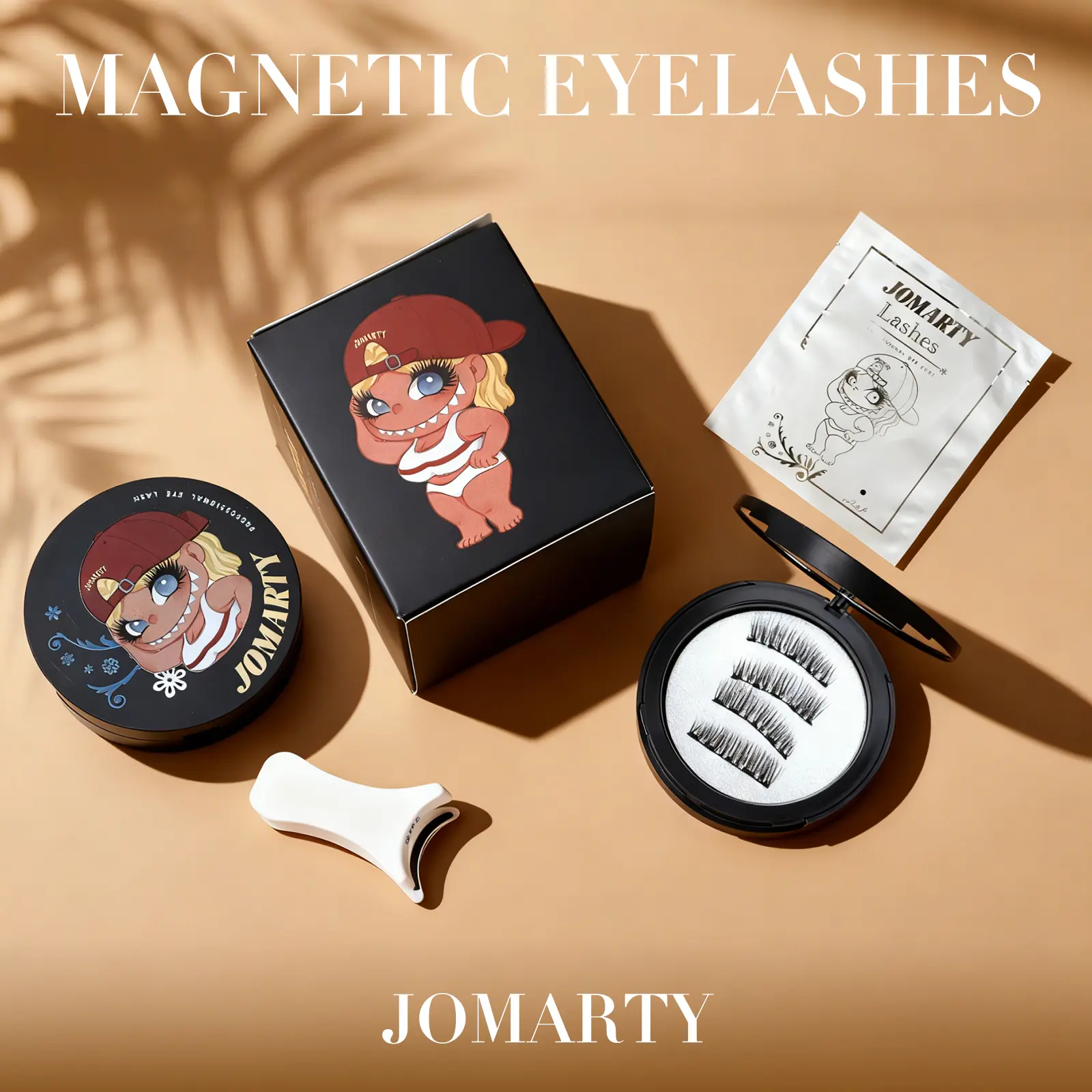 No Glue Magnetic Eyelash Clusters Kit - Reusable Lightweight Lashes for Daily Glam | Long Lasting, Gentle & Hypoallergenic Makeup for Adults, Natural Look