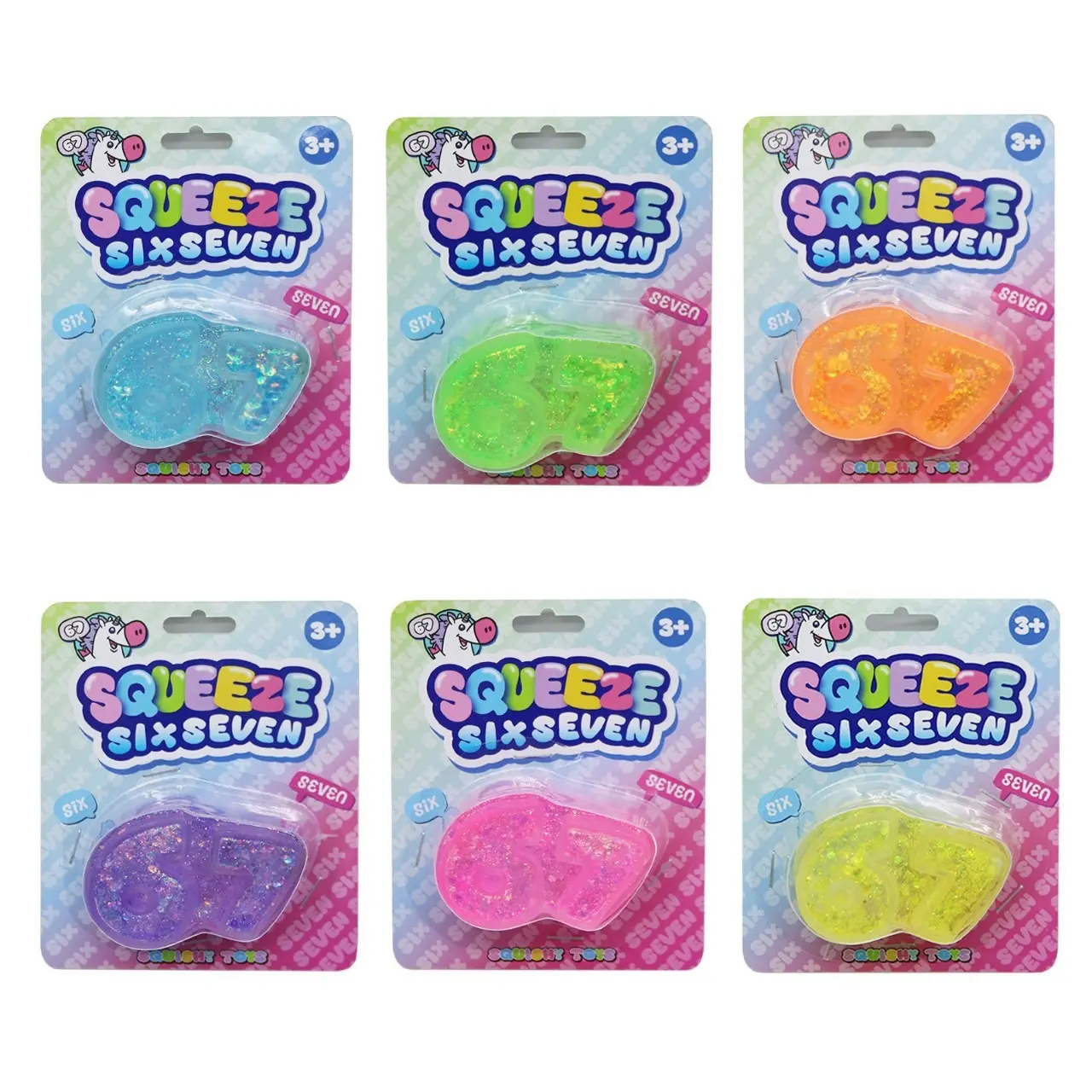 Number 67 Squishy Toy - Soft Slow Rising Stress Relief Fidget Toy, Unisex Quirky Cool Gift for Kids, Boy Gifts, Novelty Gag Toy