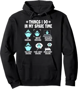 Things I Do in My Spare Cruise Funny Pullover Hoodie - Nicolekhach Shop 52B0DG7RDHJB