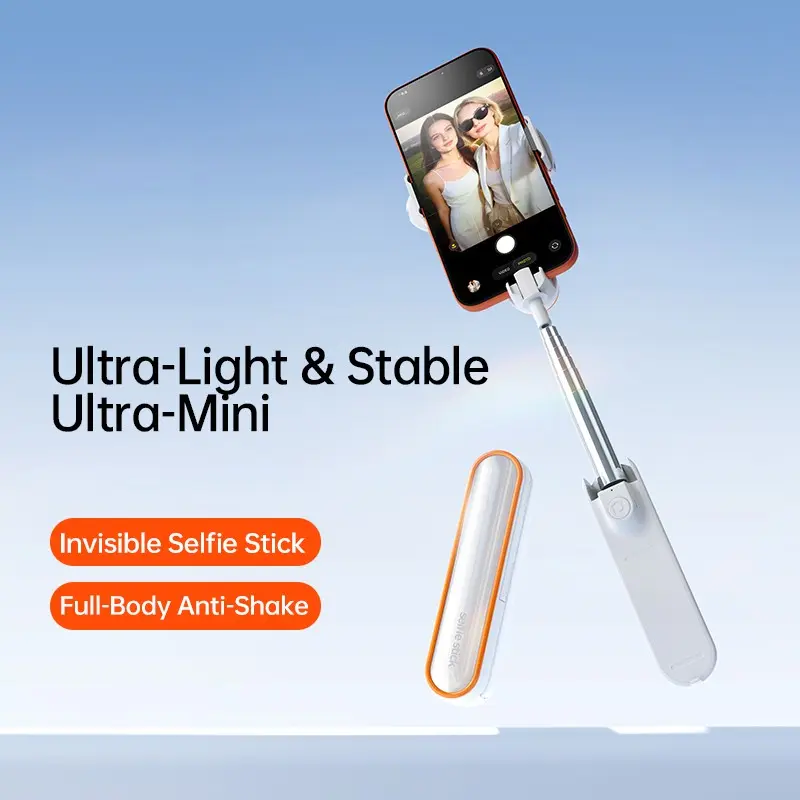 Ultra-Mini Invisible Selfie Stick, Cellphone Selfie Accessory, Pocket-Sized Anti-Shake, Perfect for Stunning Photos, Ideal for Travel & Daily Use