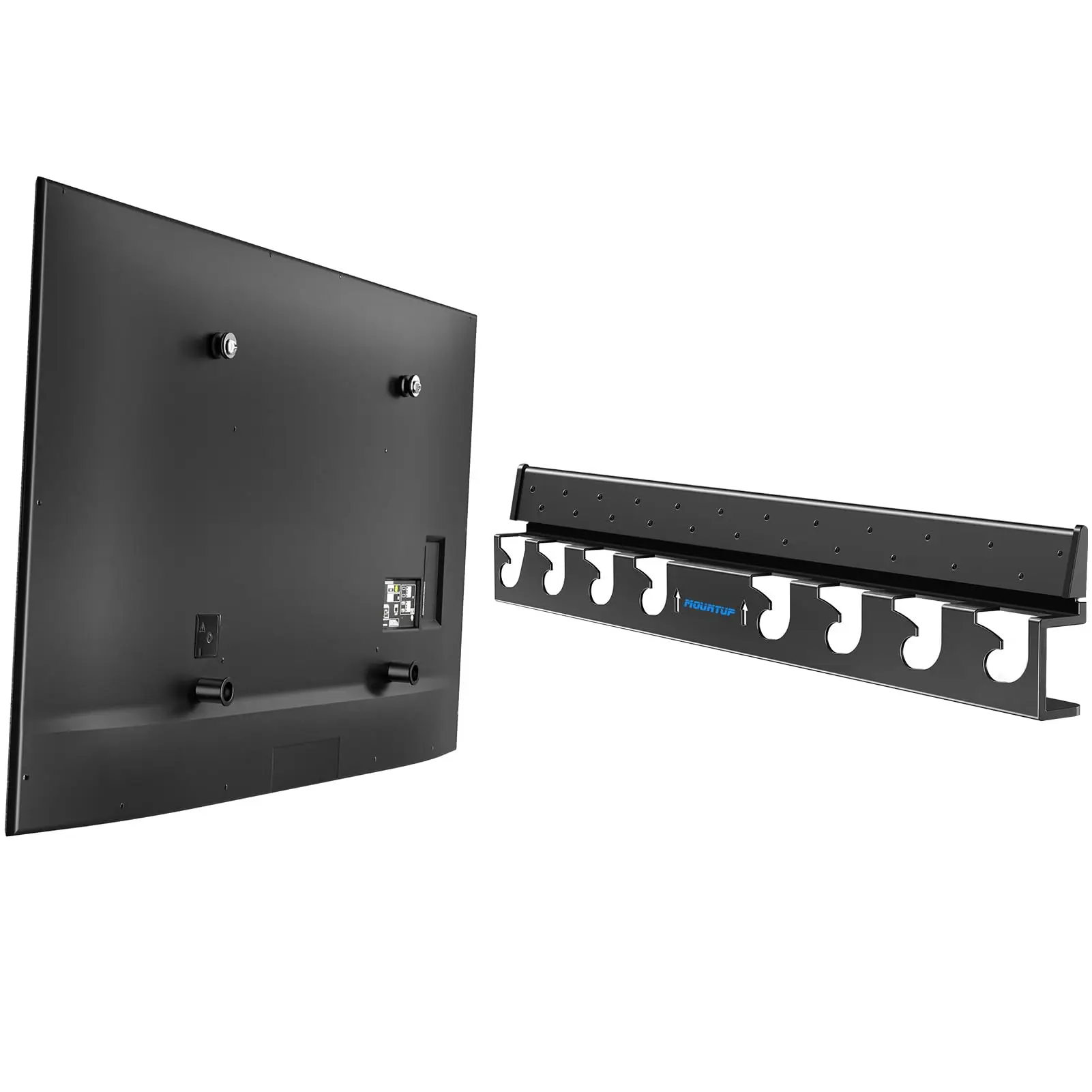 MOUNTUP 19"-55" Studless TV Wall Mount, No Drill TV Mount Fit for Drywall Up to 88lbs, Max Vesa 400 x 400mm, No Stud TV Bracket, Easy Install MU0060