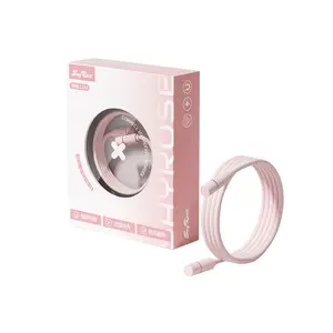 Data cable Universal Type-C Compatibility, Fast Charging & Data Sync Magnetic Adsorption, Anti-Loose & Port Scratch Protection Built-in Dust Cap, Dust/Water Resistant, Anti-Oxidation Flexible & Anti-Break Aesthetic