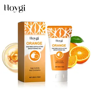 Skin Cleansing Orange Peel Gel 50g Face Care Products Gentle Exfoliating Blackheads Deep Cleaning Pore Shrinking Brightening Smooth Skin Niacinamide Vitamin C Suitable All Skins