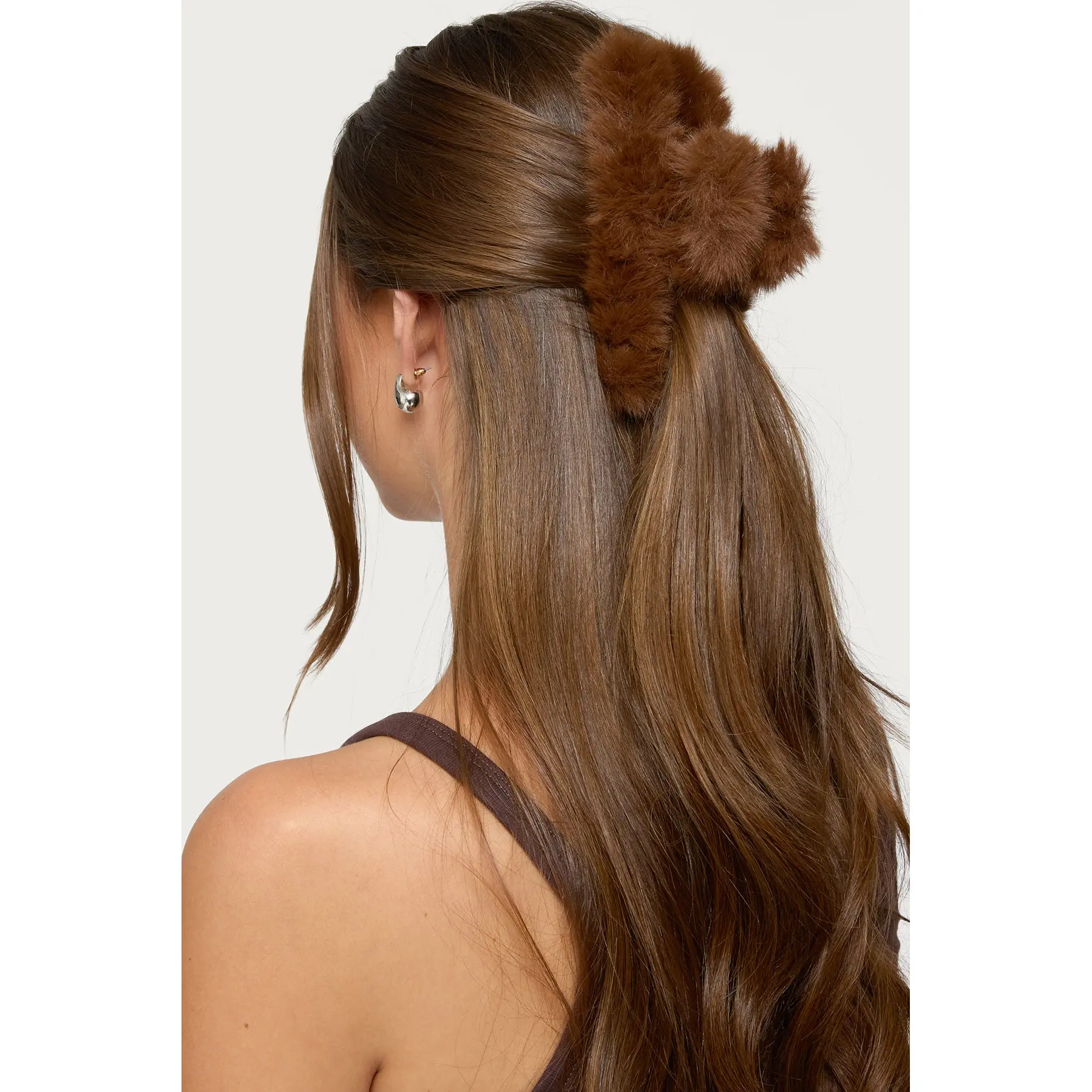 Faux Fur Hair Clip Faux Fur Hair Clip