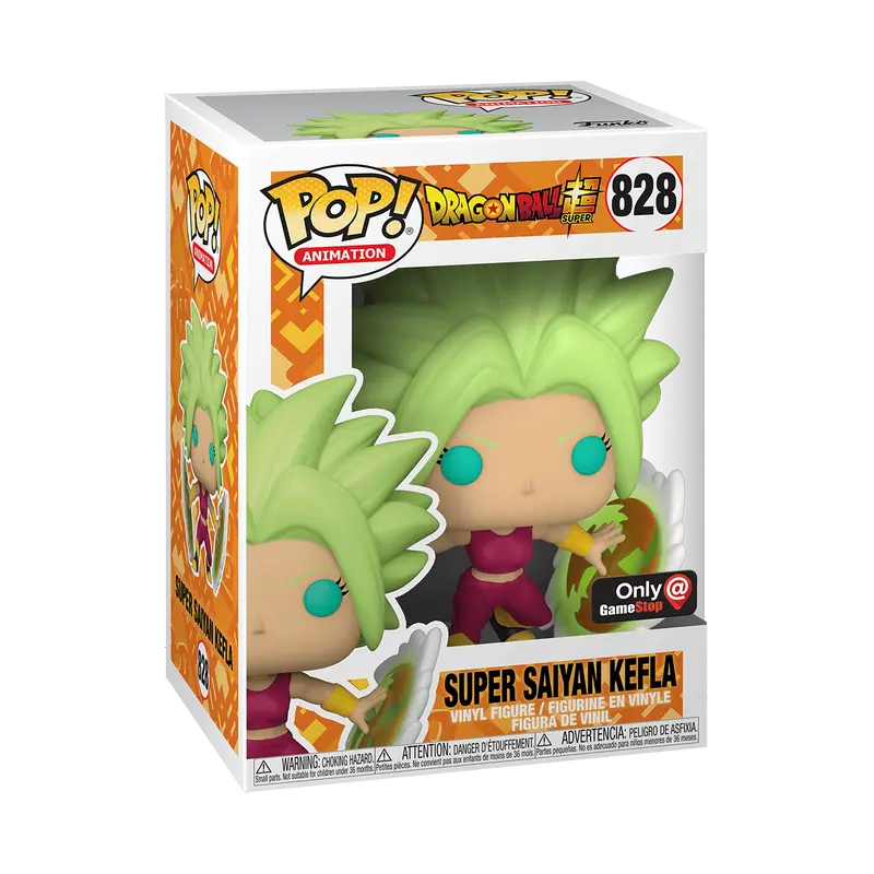 Funko Pop! Dragon Ball Super - SS Kefla #828 Exclusive (Sticker may vary) Collectible Pop Vinyl Figure
