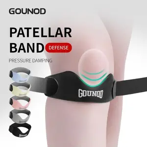 Professional Sports Patella Strap Unisex Running Basketball Hiking Cycling Knee Meniscus Support, Adjustable Comfortable Fit, Knee Compression Wrap, Patella Brace