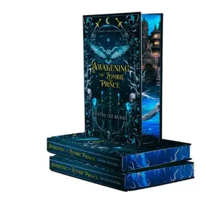 Book 2 of a series, Special Edition Hardback Novel Awakening the Zombie Prince by Gentry Lee Burke Illustrated Custom Sprayed Edges