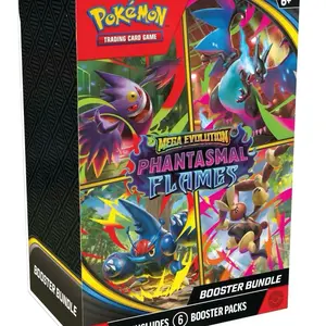 Pokémon Phantasmal Flames Booster Bundle Includes 6 Booster Packs