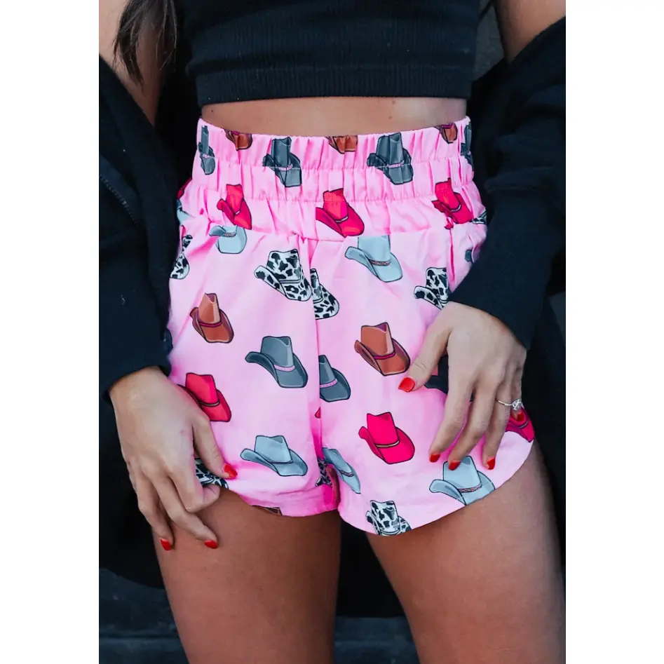 Pink Cowgirl Parade Shorts