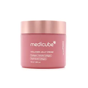 Medicube Collagen Jelly Cream Mini (50ml) - Alcohol-Free, Hydrating, Brightening Antioxidant Skincare Moisturizer with Hyaluronic Acid, Green Tea Extract for Normal Skin Repair, Radiant Smooth Skin; Lightweight for Adults' Selfcare
