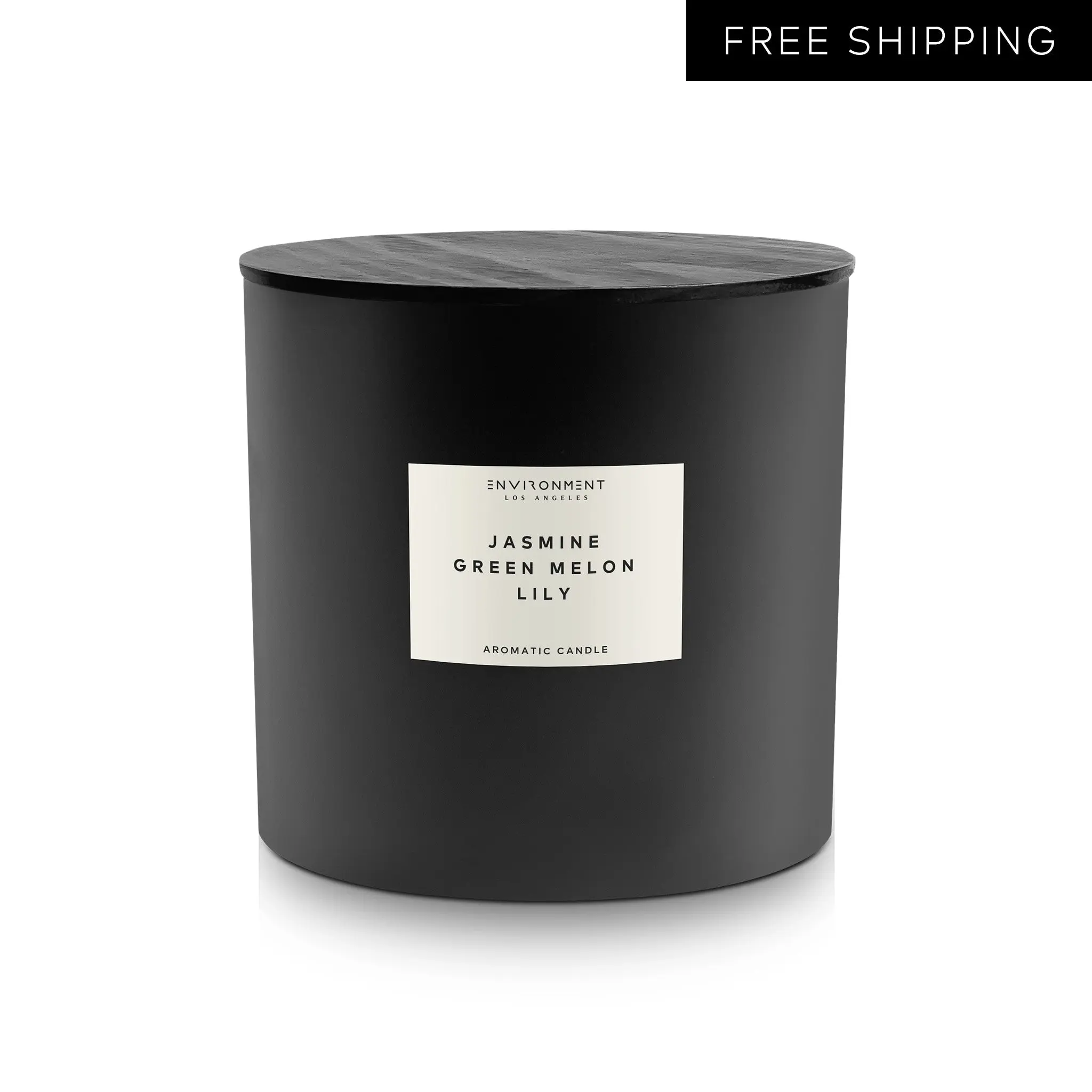 ENVIRONMENT Inspired by 5-Star Hotels WN Candle, 55oz Luxury Coconut Wax Candles for Home (Jasmine | Green Melon | Lily) 4 Wick Candle, Home Fragrance Products, 4 Wick Candle, Vegan & Cruelty-Free