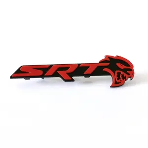Front Grille Emblem Badge - Car Exterior Accessory for 2018-2023 Dodge Challenger SRT Hellcat