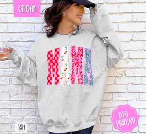 Summer Mama Sweatshirt, Preppy Mom Sweatshirt