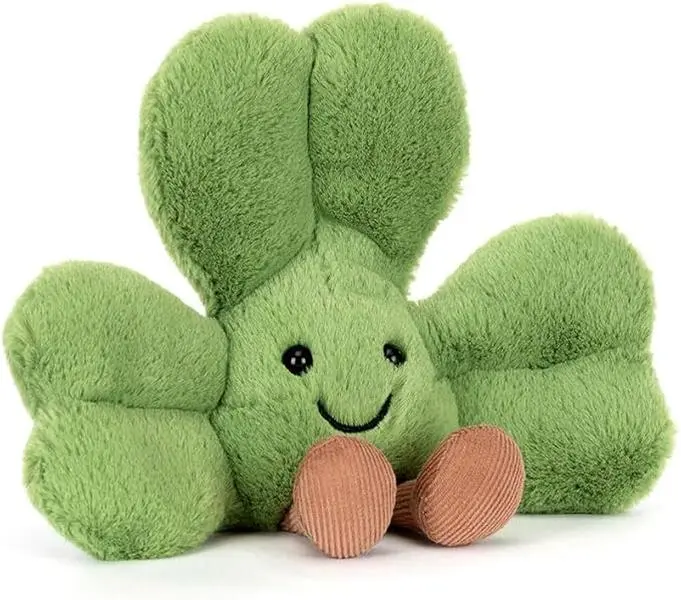 JC Amuseables Siofra Shamrock - Spring Collection 2026 Exclusive ,Stuffed Animal Plush Toy, Amuseables Siofra Shamrock