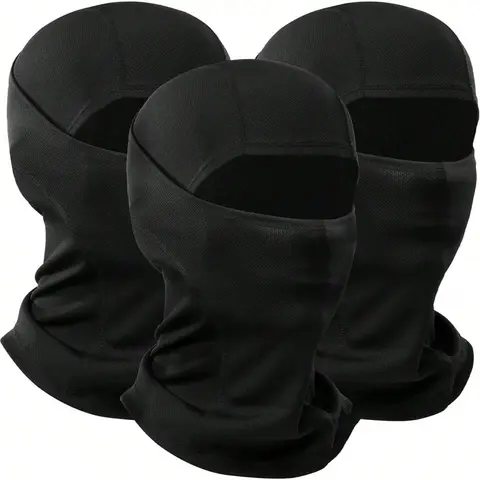 3-Pack Ski Mask, Balaclava Masks, Breathable Full Face Cover for Men and Women, Full Face Mask for Skiing and Outdoor Sports