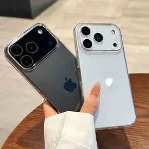 Transparent phone case for use with iphone 17 air 16 pro max 15 plus 14 pro 13/12/11 Clear phone case for iphone X/XS XSMAX Ultra - Thin, Scratch - Resistant, Full - Body Protection Crystal - Clear Transparent Phone Case