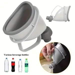 Unisex portable travel toilet - spacious leak-proof shell, with easy-to-grip handle design, durable plastic camping toilet, suitable for cars, RVs, and outdoor activities