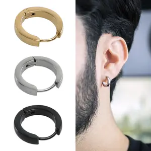 3 Pairs Stainless Steel Hoop Earrings for Women Men Minimalist Hinged Hoop Earrings Set, Hypoallergenic Small Round Earrings For Women Men Fashion Jewelry ﻿ nose piercings,summerwins