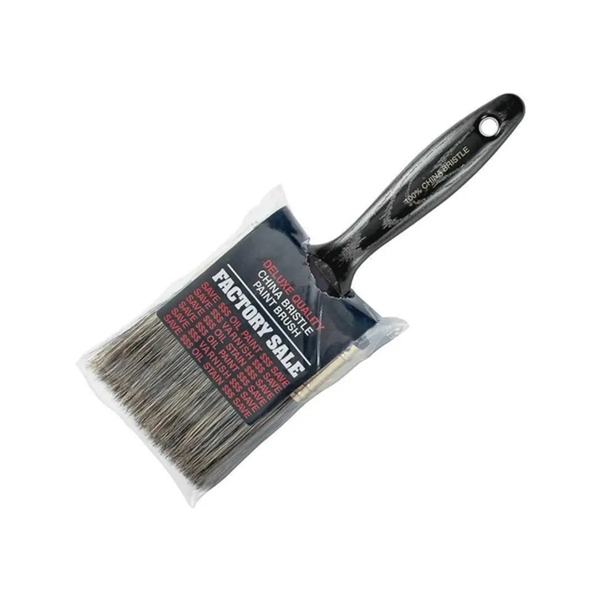 212 MAIN Wooster Brush Company Z1101 2 in. Gray China Bristle Flat Brush - Painting Tools for Oil Paint, Furniture Applications, Furniture Paint Brushes, Oil Painting