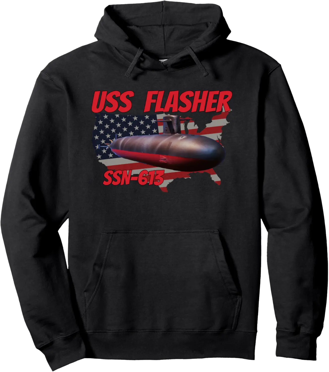 USS Flasher SSN-613 Submarine Veterans Day Father Grandpa Pullover Hoodie - Anarosavill Shop 41B0D8TFC4KJ
